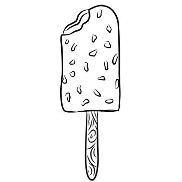 Set of ice cream Stock Illustration