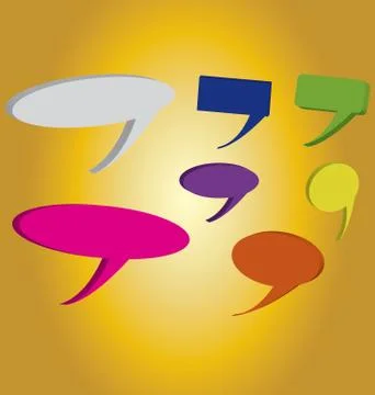 Set of an icon a chat Stock Illustration