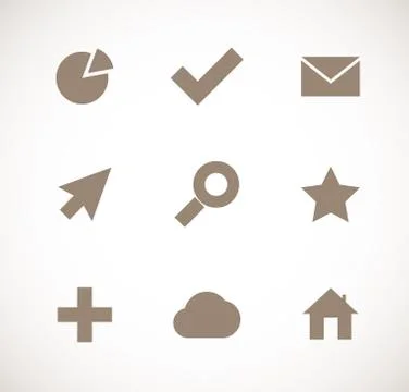 Set of icon Stock Illustration