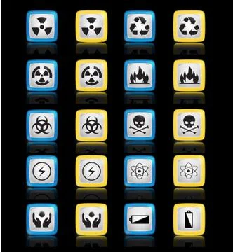 Set of icons energy Stock Illustration