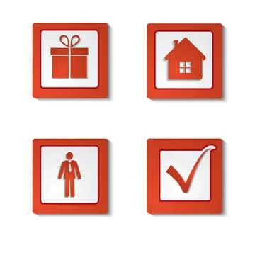 Set icons Stock Illustration