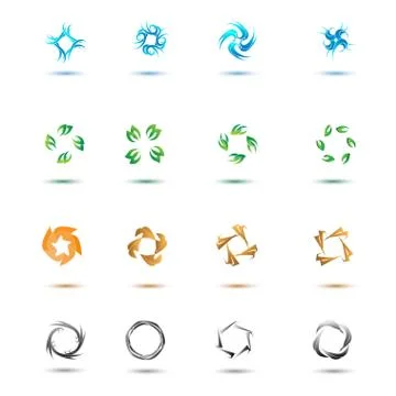 Set of icons Stock Illustration