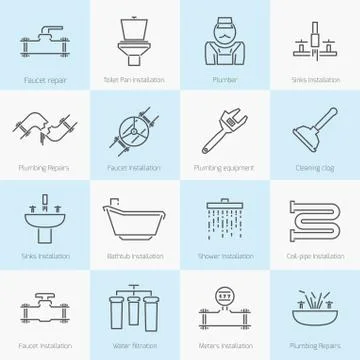 Set of icons Illustrazione stock