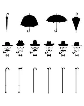 Set of icons Stock Illustration