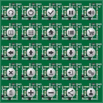 Set of icons. Stock Illustration