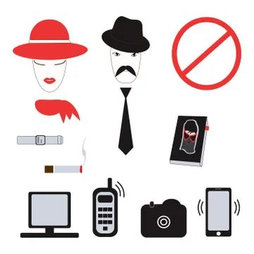 Set icons. Vector illustration Stock Illustration