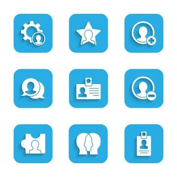 Set Identification badge, Project team base, Create account screen, Head hunting イラスト素材