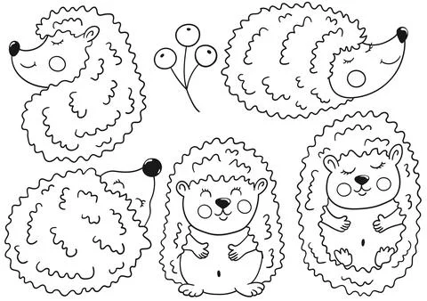 Set of illustrations for postcards, flyers, banners Stock Illustration