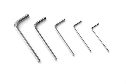 Set of inbus keys Stock Photos