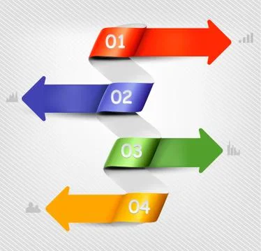 Set of info graphics banners. vector Stock Illustration