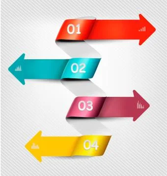 Set of info graphics banners. vector Stock Illustration