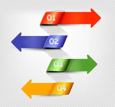 Set of info graphics banners. vector Stock Illustration