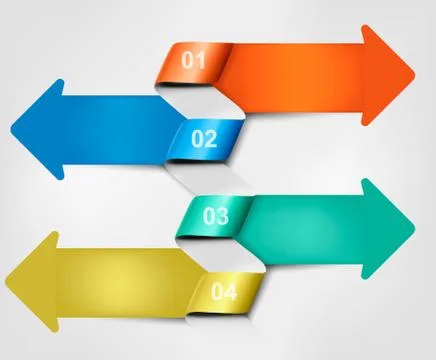 Set of info graphics banners. vector Stock Illustration