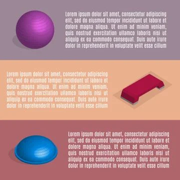 Set of info graphics elements fitness, vector illustration. イラスト素材