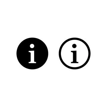 Set of info icon. Help logo. Stock Illustration
