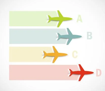 Set of infographic banners Stock Illustration