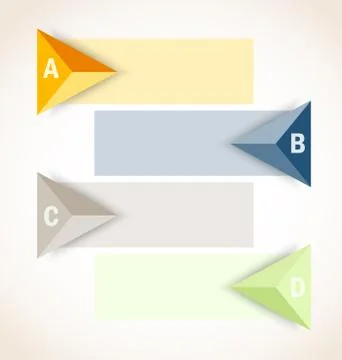 Set of infographic banners Illustrazione stock