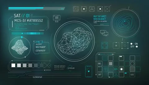 Set of infographic elements about the study of rocks. Illustrazione stock