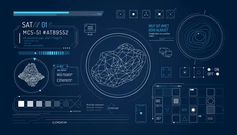 Set of infographic elements about the study of rocks. 스톡 일러스트