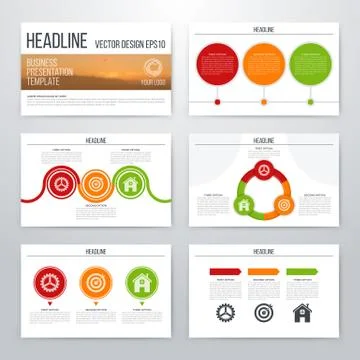 Set of infographic elements Illustrazione stock