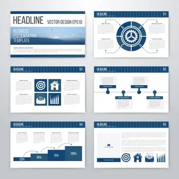 Set of infographic elements Stock Illustration