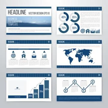 Set of infographic elements Stock Illustration