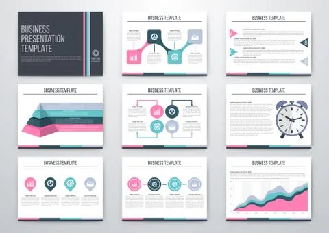 Set of infographic elements Stock Illustration