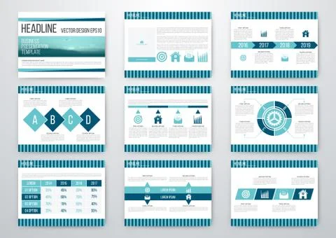 Set of infographic elements Stock Illustration