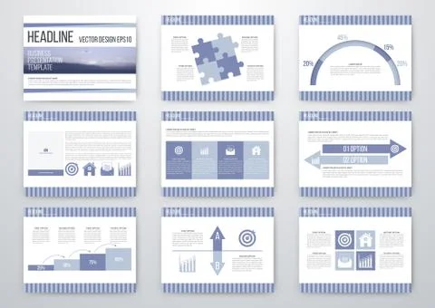 Set of infographic elements イラスト素材