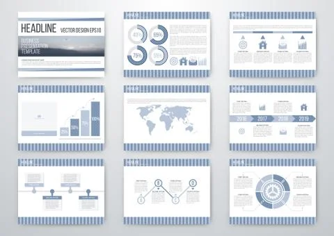 Set of infographic elements 스톡 일러스트