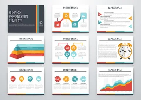 Set of infographic elements Stock Illustration