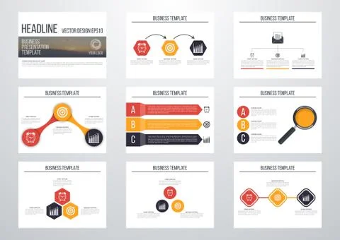 Set of infographic elements 스톡 일러스트