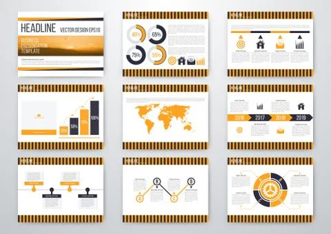 Set of infographic elements 스톡 일러스트