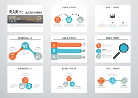 Set of infographic elements Stock-Illustration