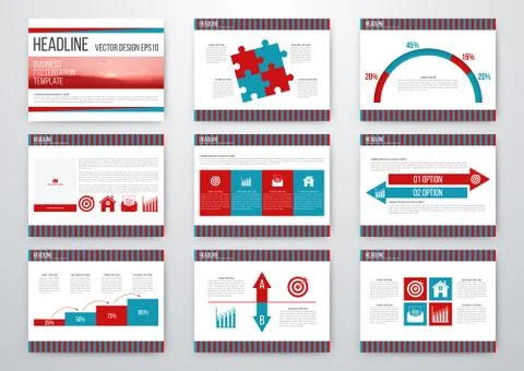 Set of infographic elements Stock Illustration