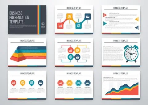 Set of infographic elements Stock Illustration