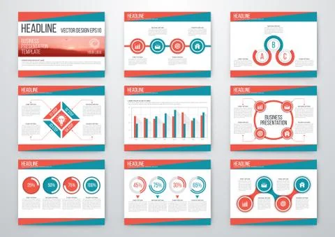 Set of infographic elements Illustrazione stock