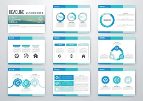 Set of infographic elements Stock Illustration