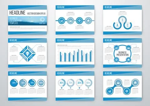 Set of infographic elements Stock Illustration