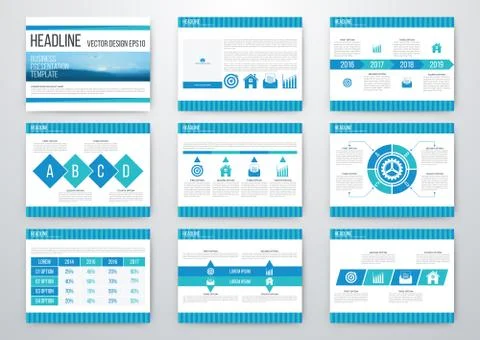 Set of infographic elements 스톡 일러스트