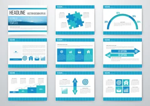 Set of infographic elements 스톡 일러스트