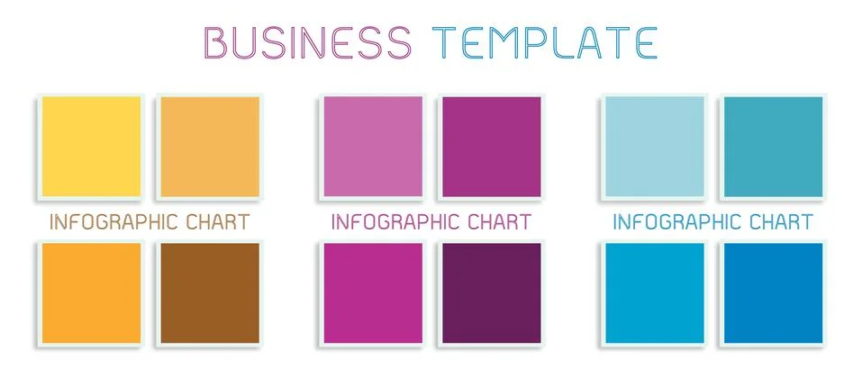 Set of Infographic Templates Pattern Element Illustrazione stock