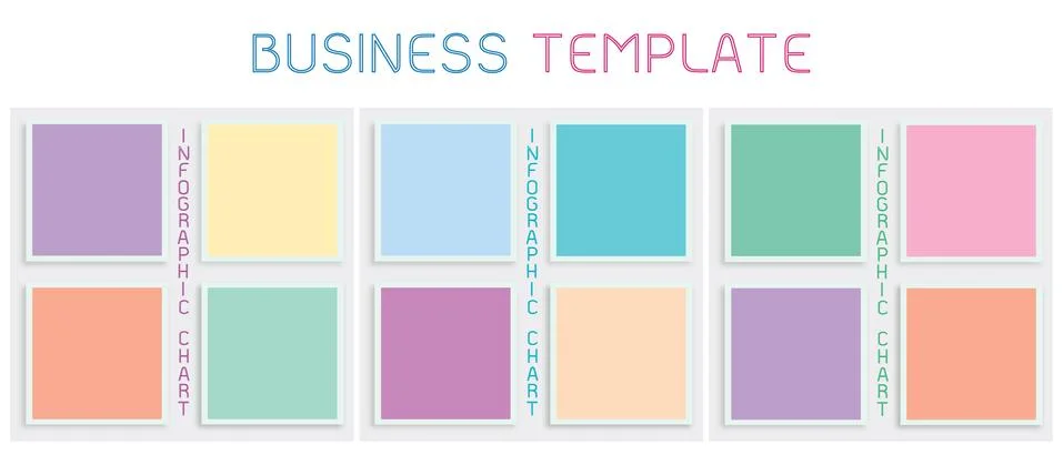 Set of Infographic Templates Pattern Illustrazione stock