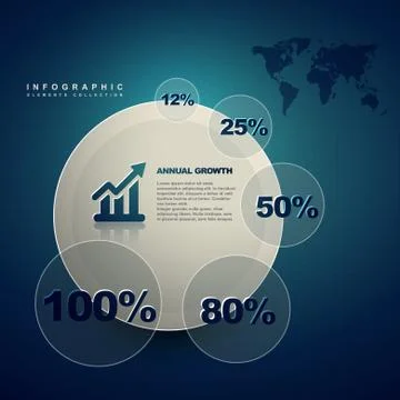Set of infographics Stock Illustration