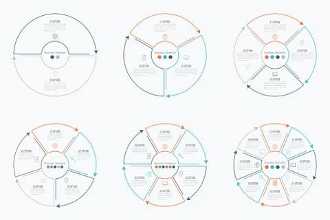 Set with infographics Stock-Illustration