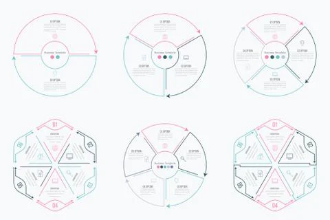 Set with infographics Stock Illustration