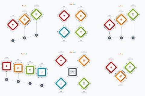 Set with infographics Stock Illustration