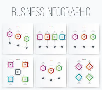 Set with infographics Stock Illustration