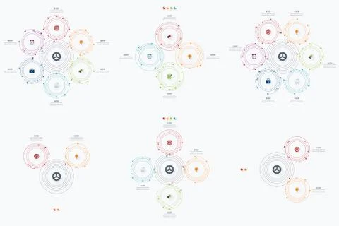 Set with infographics Stock Illustration