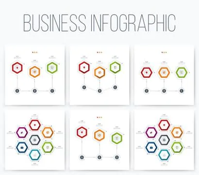 Set with infographics Stock Illustration